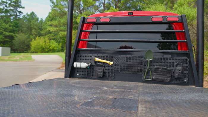Truck Bed with three Molle Panels
