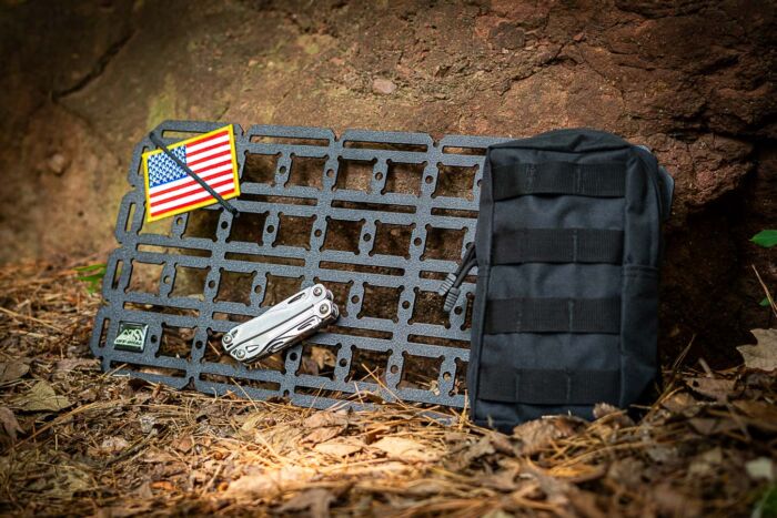 BungeeBoard™ Molle Panel UP-0410 with props