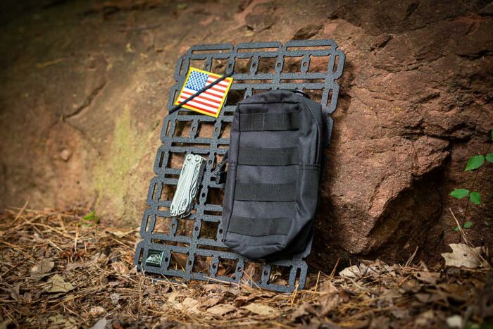 BungeeBoard™ Molle Panel UP-0706 with props
